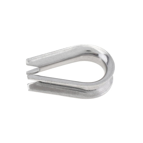 1/4" Wire Rope Thimbles 6Pcs, M5 Stainless Steel Thimble for Diameter Cable Rigging...