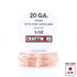 Solid Bare Copper Wire Round, Bright, Dead Soft, 108 Feet, 5OZ 20 Gauge (Choose 10 to 30 ga.)...
