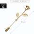 Fashion Men Rose Floral Lapel Stick Brooch Pin Suit Tuxedo Corsage Accessory...