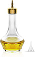 Bitters Bottle - 50ml Glass Dash Bottle with Stainless Steel Dasher Top, Professional Bar Tool for Making Cocktails (Gold)...