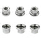 6pcs Bike Wheel Hub Nut Bike Flanged Axle Nut 3 Sizes M8/3/8"/M10 for Front and Rear Bike Wheel Mountain Bike and Kids Bike...