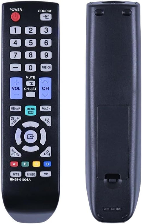 Replacement Remote Control for Samsung Smart TV LN22C3500D LN19C350D1 LN40E550 LN32D405E5D UN32D4003BDXZA UN32D4003BFXZA...