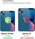 Deppa (2 Pack Premium Screen Protector for Iphone 13 Mini (5.4 Inch) Tempered glass 3D Full Coverage with Easy Installation Kit Tray [ Video Insta...