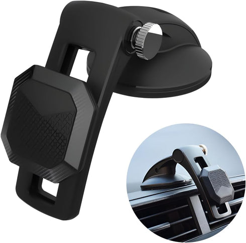 Car Phone Holder, Magnetic Auto Phone Mount for Dashboard Windshield Screen with Flexible Base, Foldable Super Stable Compatible with 15 14 13 12 ...