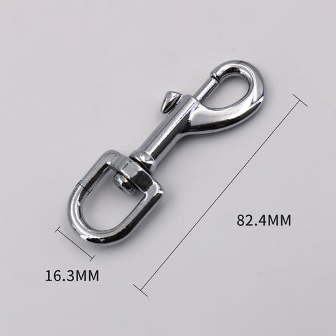3 Pcs Swivel Snap Hooks Metal Dog Leash Clasp Spring Keychain Clip Swivel Pet Buckle Joints Trigger Clips for Linking Collar...