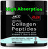 Collagen Peptides Powder with Vitamin C & Hyaluronic Acid - Organic Cleanest Sources & Super High Absorption - Hydrolyzed Multi Type I, II, III, V...