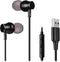 USB Earbuds for Computer, in-Ear USB Headphones with Microphone & 1.8M Long Cord, USB-A Headset Compatible with Laptop, Desktop PC, Notebook, Chro...