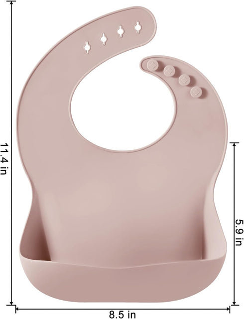 PandaEar 12PCS Silicone Baby Feeding Set | 2 Sectioned Baby Suction Plate, 2 Baby Bibs, 2 Toddler Cup, 4 Baby Spoons & 2 Baby Forks | Baby Led Wea...