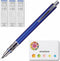 Kuru Toga Advance - Auto Lead Rotating Mechanical Pencil 0.3mm Navy (M3-5591P.9) +Uni Pencil Lead,"The Uni" Smudge-Proof Leads, 0.3mm HB 3Set and ...