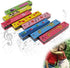 4Pcs Wooden Painted Toy Musical Instrument Play16-Hole Harmonica Parent-Child Puzzle Baby Early Education Toys for Children Gift (Random Color)...