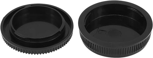 Haoge Camera Body Cap and Rear Lens Cap Cover Kit for Olympus OM Mount Camera Lens...