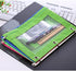 Binder Fabric Pencil Pouch 3-Ring Binder Pencil Case Bag with Zipper 4 Pack (Green)...