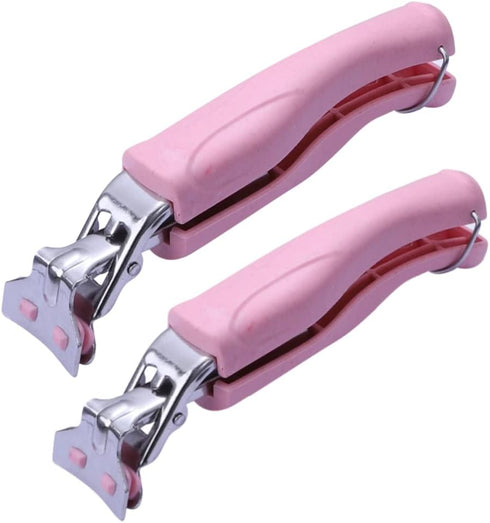 Stainless Steel Cooking Tongs, Kitchen Scald Resistant Hot Dish Gripper Pliers, Kitchen Tool Jig, Jig for Moving Hot Plates or Bowls with Hot Dish...