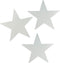 Fun Express Silver Cardboard Stars - Party Decor - Wall Decor - Cutouts - VBS Vacation Bible School Supplies/Decor - 12pc...