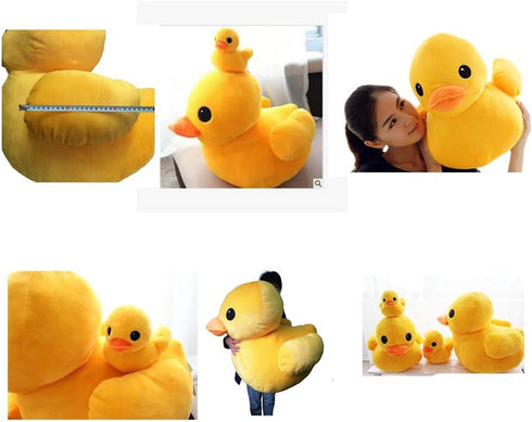 VIDOSCLA Yellow Duck Stuffed Plush Pillow Animal Dolls Super Soft Huggable Toy Gift for Children...