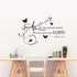 Joshua Quotes Wall Decal As for me and My House We Will Serve The Lord Bible Verse Lettering Wall Sticker Removable Mural for Living Room Kids Roo...