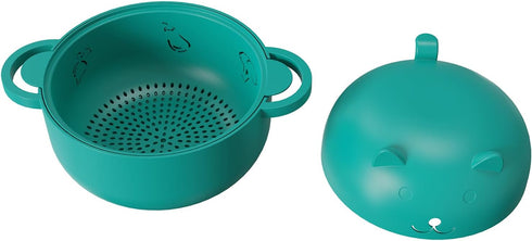 2000ML/68OZ Microwave Ramen Bowl?Noodle Bowl, Steamer for Cooking Food and Vegetables with Handle, Lid, Removable Strainer. Multifunctional bowl f...