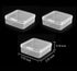 40 Pack 6.5 cm Small Clear Storage Box,Clear Plastic Beads Storage Containers Box with Hinged Lid for Small Items and Craft Projects...