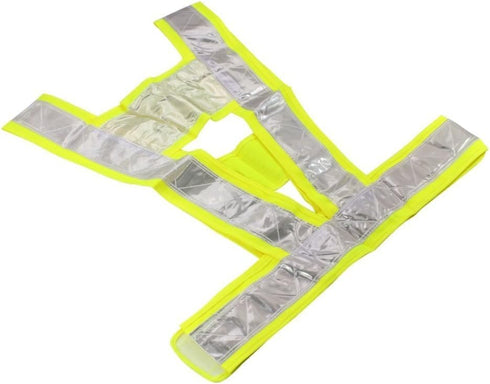 vanki 2PCS High Safety Security Visibility Reflective Reflector Vest Gear Biking Running Jogging...