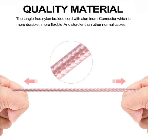 Aux Cord for iPhone, Lightning to 3.5mm Audio Nylon Braided Cable for iPhone 12 11 XS XR X 8 7 6 iPad iPod to Car/Home Stereo/Headphone/Speaker, A...