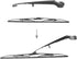 X AUTOHAUX Rear Windshield Wiper Blade Arm Set for BMW X5 E53 1999-2006 - 450mm 18inch...