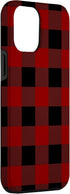 iPhone 12 Pro Max Buffalo Plaid Check Tartan Pattern Lumberjack Flannel Case...