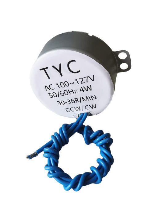 Electric Synchronous Synchron Motor 50/60Hz AC 100~127V 4W CCW/CW for Hand-Made, School Project, Model or Guide Motor 30-36RPM...