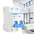 YWBL-WH Miniature Circuit Breaker DZ47-63 2P 400V AC Miniature Circuit Breaker Leakage Air Switch 63A...