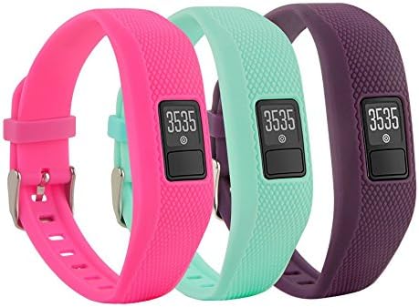 Compatible with Garmin Vivofit 3/jr/jr 2 Bands,Adjustable Replacement Wristbands with Watch Buckle for Garmin Vivofit 3 Kids Women Men(No Tracker)...