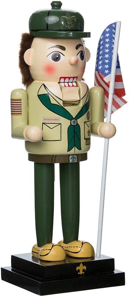 Kurt Adler 12.5" Wooden Boy Scout Nutcracker...