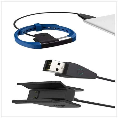 LZYDD Alta Charger Cable Compatible with Fitbit USB Cord/Charging Cable Charger Clip with Reset Button for Fitbit Alta HR...