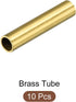 Brass Tube (6mm OD x 0.5mm Wall T x 30mm L) 10Pcs, Craft Tubing - for Home Decoration, DIY Handicraft...