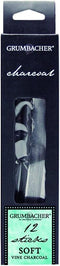 Grumbacher Vine Charcoal, Soft, 12/Pk (V4112)...