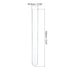 PATIKIL 13ml Plastic Test Tubes with Cork Stoppers, 15Pcs 150x15mm Tubes for Scientific Party Decoration Candy Bead Storage Bath Salt Lab Use, Cle...