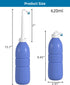2 Pack Travel Bidet Bottle, Portable Bidet Sprayer Hand held Bidet 620ml for Personal Hygiene Care, On-The-Go Travel Bag Extra Long Pointed Nozzle...