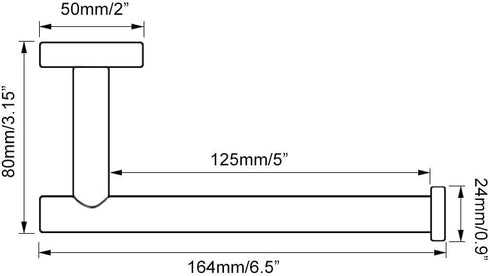 GERZ Bathroom Toilet Paper Holder SUS 304 Stainless Steel Matte Black Tissue Paper Roll Holder Wall Mount...