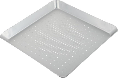 Luxshiny Mini Pizza Pan Pizza Bakeware Pizza Pan Baking Tray, Baking Sheet Pans Square Pizza Baking Pans with Holes for Home Baking (9 inch) 9 Inc...