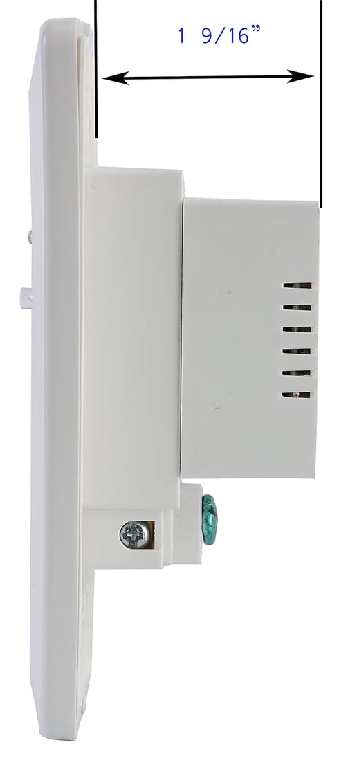 EG-U205 High Speed Dual USB Share 4.2A Charger with 15A Tamper Resistant Wall Receptacle 2 Outlets Band Panel/Night Light White ETL Listed...