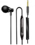 k8 Single Side Earphone in-Ear Stereo to Mono Earbud Headphones,3.5mm Plug Metal Noise Isolating Earplugs with mic,Spring Coil Reinforced Cord......