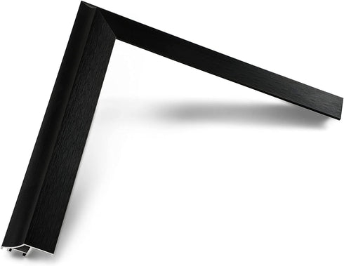 Deco TV Frames Alloy Scoop - Anodized Black Bezel Compatible ONLY with Samsung The Frame TV (3", Color Chip)...