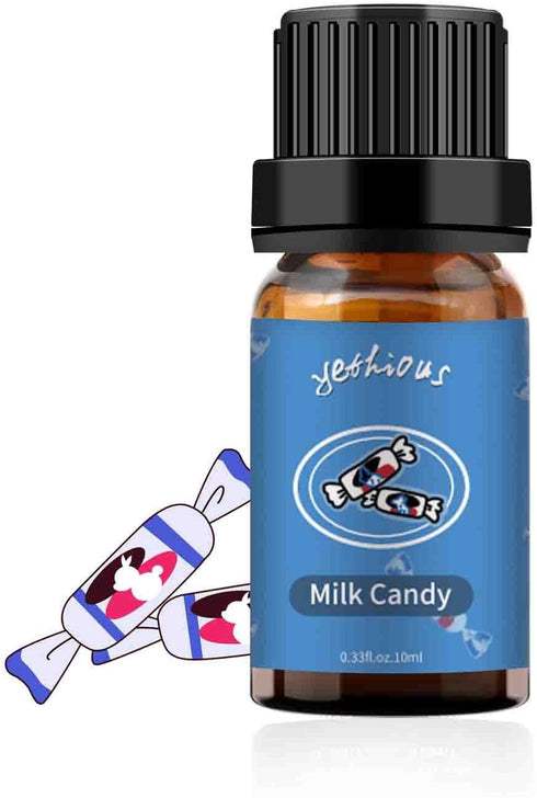 yethious Milk Candy Fragrance Oil - Milk Candy Scented Oils for Diffusers, Soap, Candle Bath Bombs Making, Perfume - 10ML Fragrance Oil...