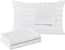 100% Egyptian Cotton King Pillow Protectors Set of 2, 400 Thread Count Sateen Weave Cooling Pillowcase, Easy Care Zippered Style Pillow Covers (St...