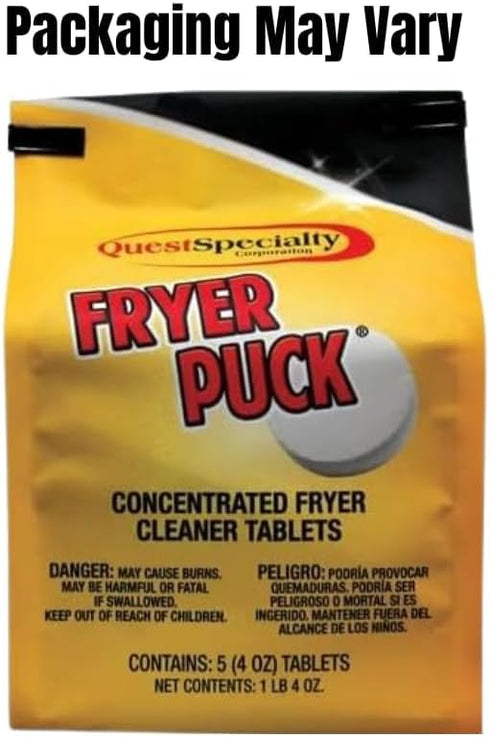 Fryer Puck 401304001 4oz Deep Fryer Cleaner Tablets (5 Tabs/Box)...