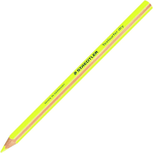 Staedtler 12864-1 Textsurfer Dry Pencil 1pc (S) – (Yellow, 8 mm, 4 mm, 1 Piece...