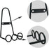 Plate Stand Holder for Wall Hanging Display Rack Art Hanger Metal Easel Photo Holder Books Bowls Platters (4, 6"x3.5"x3")...