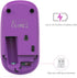 VssoPlor Wireless Mouse, 2.4G Slim Portable Computer Mice with Nano Receiver for Notebook, PC, Laptop, Computer (Gradient Purple)...