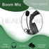 SHIQUN Two Way Radio T465 Overhead Headsets 1-pin Plug with Boom Mic Noise Cancelling Over Ear Headphones Adjustable for Gym VOX-PTT On-Ear MS355R...