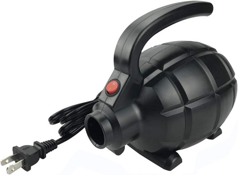 BOMPOW Electric Air Pump for Inflatables, AC (110V), 600W, 20L/min, Black, 4 Detachable Nozzles, Inflator/Deflator, Queen/King Size Air Mattress, ...