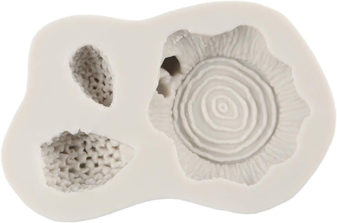 Tree Stump Cake Fondant Mold Hedgehog Silicone Molds For Cake Decoration Cupcake Topper Chocolate Candy Polymer Clay Gum Paste...