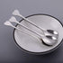 Mini Dessert Spoons Set of 10, Stainless Steel Demitasse Spoons Mini Espresso Coffee Spoons, Small Spoons for Dessert, Tea, Appetizer - Heart-shap...